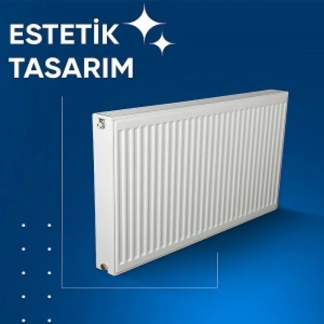 E.C.A. PKKP Tip 22 600x1400 Nem Alma Hazneli Panel Radyatör