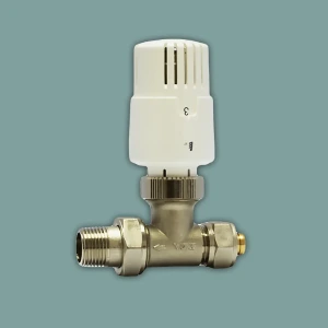 E.C.A TRV4 1/2 PEX Ø16×2 mm Düz Termostatik Radyatör Vanası